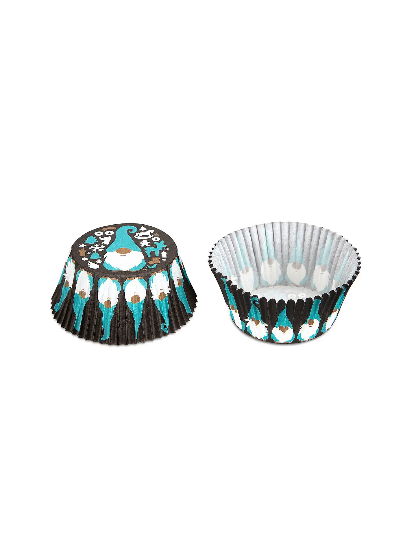 STAEDTER | Muffin Backform Wichtel 12 Stück  Papier / Schwarz | 